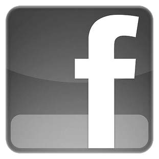 facebook logo grey